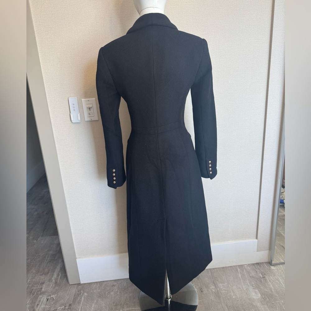Reformation Eden Nipped Waist Coat Black - Size XS - Picture 8 of 13